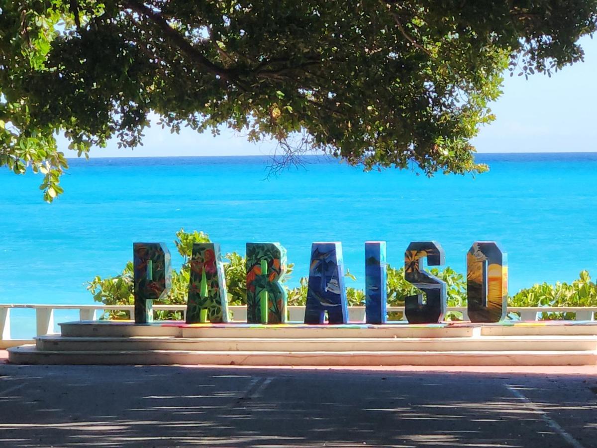 Beachfront Apartment, Quiet 4 Beds, 1 Bath, Ac, Wi-Fi, Hot Water, In Paraiso Near Los Patos Екстер'єр фото